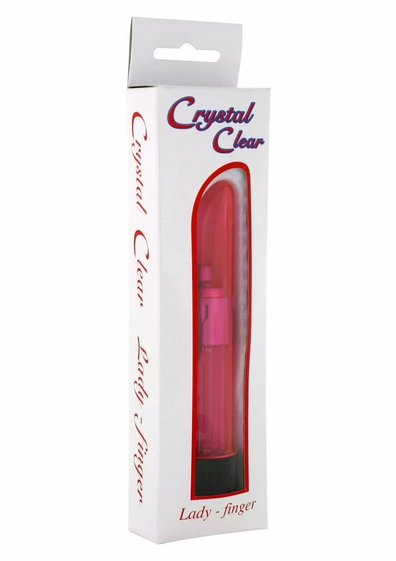 Seven Creations Crystal Ladyfinger Vibrator - Roze 4 Seven Creations Crystal Ladyfinger Vibrator - Roze - Afbeelding 2