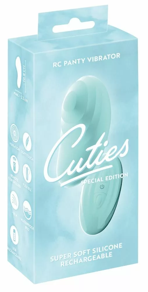 Cuties Panty Vibrator - Turkoois 4 Cuties Panty Vibrator - Turkoois - Afbeelding 2