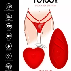 ToyJoy Divine Panty Vibe - Rood -Clitoris Vibrators Verkoop divine panty vibe rood 8