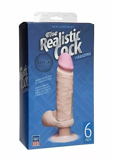 Doc Johnson - Realistische Vibrator Met Zuignap - Huidskleur - Afbeelding 3