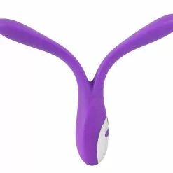 Sweet Smile Dubbele En Buigzame Vibrator - Paars -Clitoris Vibrators Verkoop dubbele en buigzame vibrator paars bz