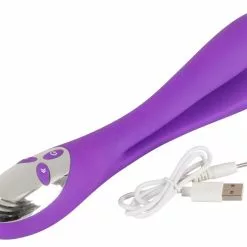 Sweet Smile Dubbele En Buigzame Vibrator - Paars -Clitoris Vibrators Verkoop dubbele en buigzame vibrator paars usb