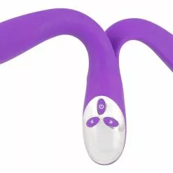 Sweet Smile Dubbele En Buigzame Vibrator - Paars -Clitoris Vibrators Verkoop dubbele en buigzame vibrator paars vb3