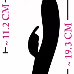 XOUXOU Electro Rabbit Vibrator - Zwart 13 XOUXOU Electro Rabbit Vibrator - Zwart -Clitoris Vibrators Verkoop electro rabbit vibrator zwart afm