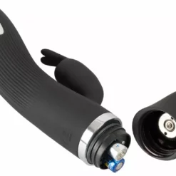 XOUXOU Electro Rabbit Vibrator - Zwart 16 XOUXOU Electro Rabbit Vibrator - Zwart -Clitoris Vibrators Verkoop electro rabbit vibrator zwart open