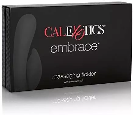 California Exotic Embrace Massaging Tickler - Roze 5 California Exotic Embrace Massaging Tickler - Roze - Afbeelding 3