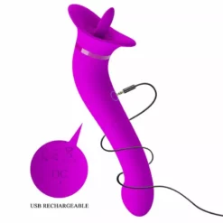 Pretty Love Faust Orale Seks Stimulator - Roze -Clitoris Vibrators Verkoop faust orale seks stimulator roze 4