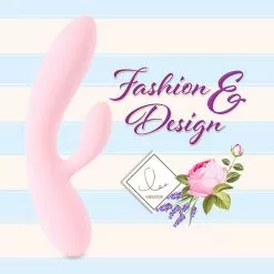 FeelzToys - Lea Rabbit Vibrator Roze 14 FeelzToys - Lea Rabbit Vibrator Roze -Clitoris Vibrators Verkoop feelztoys lea rabbit vibrator roze bloem