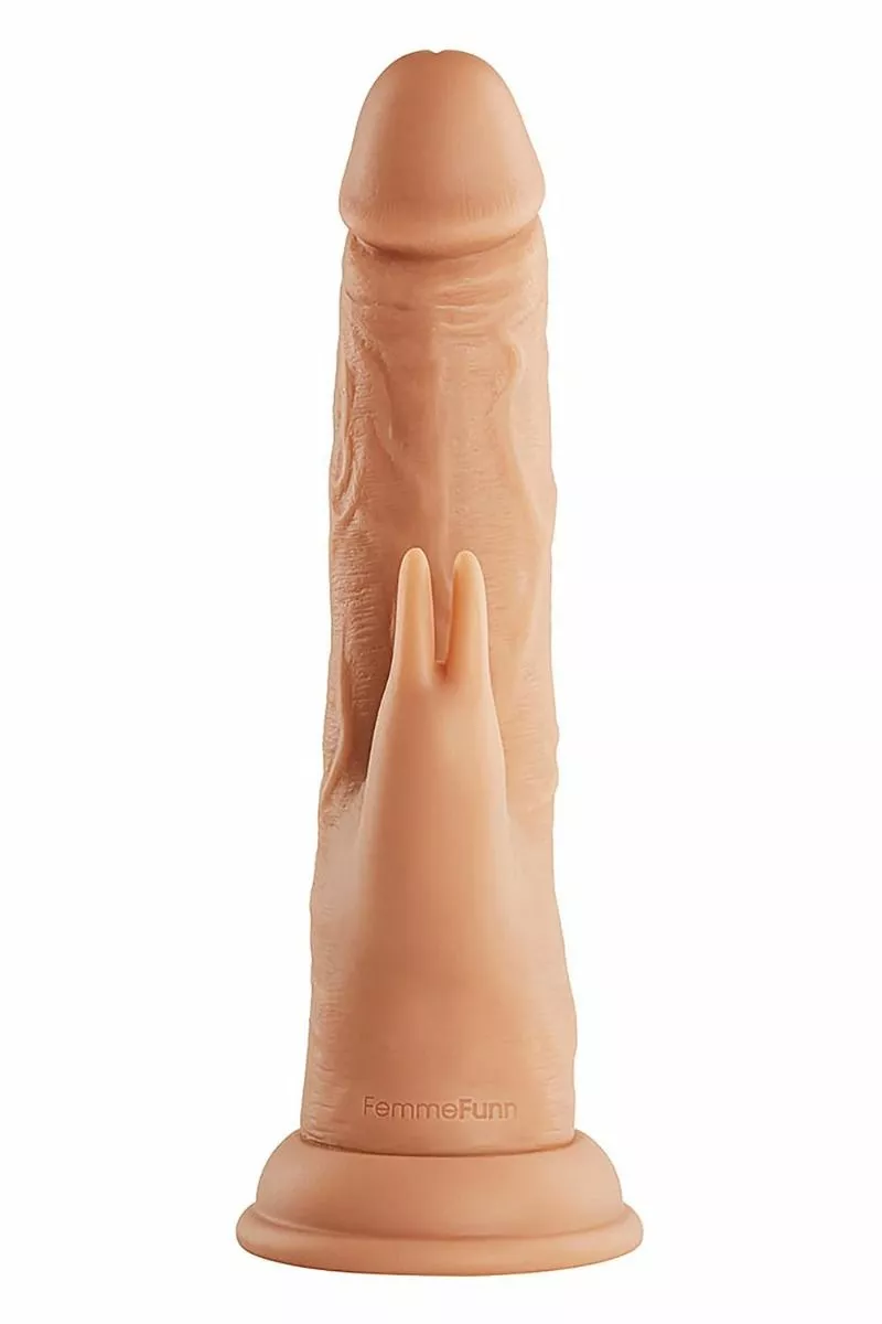 FemmeFunn Roterende En Vibrerende Rabbit Vibrator - Huidskleur 4 FemmeFunn Roterende En Vibrerende Rabbit Vibrator - Huidskleur - Afbeelding 2