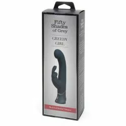 Fifty Shades Of Grey - Greedy G-Spot Rabbit Vibrator 12 Fifty Shades Of Grey - Greedy G-Spot Rabbit Vibrator -Clitoris Vibrators Verkoop fifty shades of grey greedy g spot rabbit vibrator verpakt