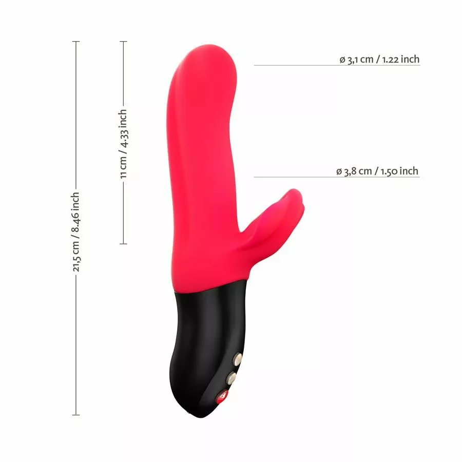 Fun Factory - Bi Stronic Fusion Rabbit Vibrator - Rood 5 Fun Factory - Bi Stronic Fusion Rabbit Vibrator - Rood - Afbeelding 3