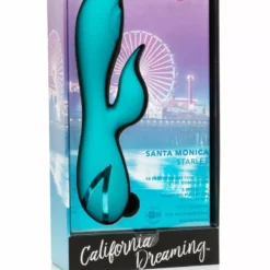 California Exotic G-spot Stimulator Santa Monica Starlet - Groen -Clitoris Vibrators Verkoop g spot stimulator santa monica starlet groen verpakt