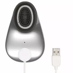 Shots Toys Handsfree Zuigende En Vibrerende Stimulator Toy - Zilver -Clitoris Vibrators Verkoop handsfree zuigende en vibrerende stimulator toy zilver usb