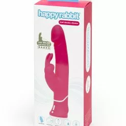Happy Rabbit Realistische Rabbit Vibrator - Roze (OP=OP) -Clitoris Vibrators Verkoop happy rabbit realistische rabbit vibrator verpakt