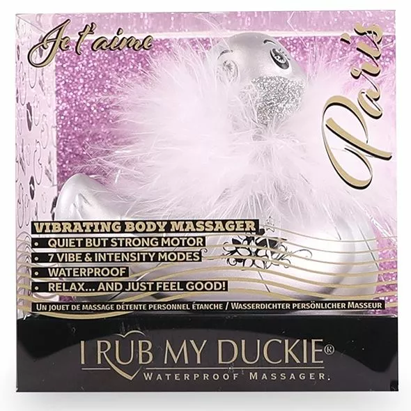 Bigteaze Toys I Rub My Duckie 2.0 Paris - Silver 4 Bigteaze Toys I Rub My Duckie 2.0 Paris - Silver - Afbeelding 2