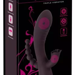 Javida Drievoudige Vibrator - Paars -Clitoris Vibrators Verkoop javida drievoudige vibrator paars 1