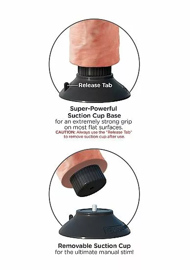 King Cock Realistische Vibrator 17.5 Cm 7 King Cock Realistische Vibrator 17.5 Cm - Afbeelding 5