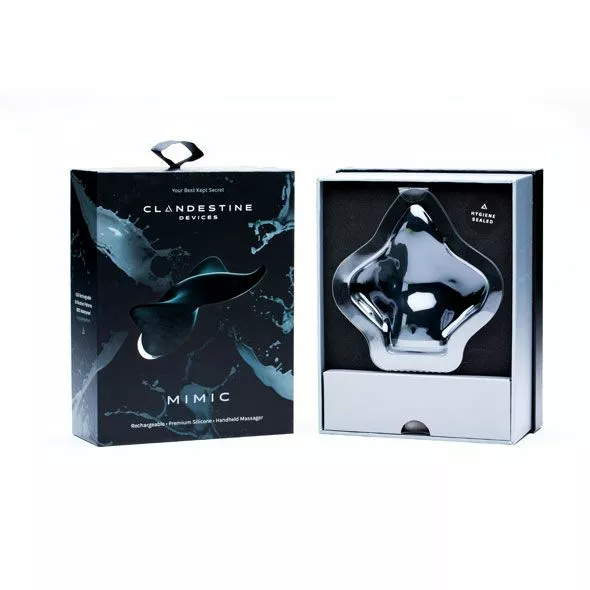 Clandestine Devices Mimic Oplegvibrator - Zwart 4 Clandestine Devices Mimic Oplegvibrator - Zwart - Afbeelding 2