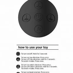 Vive Nilo Rabbit Vibrator - Zwart -Clitoris Vibrators Verkoop nilo rabbit vibrator zwart pb