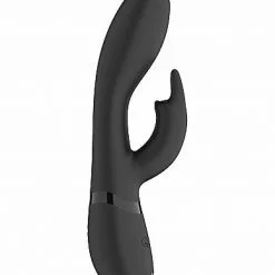 Vive Nilo Rabbit Vibrator - Zwart -Clitoris Vibrators Verkoop nilo rabbit vibrator zwart zij