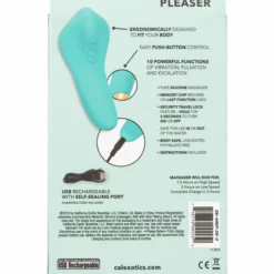 California Exotic Opleg Vibrator Slay Pleaser - Groen -Clitoris Vibrators Verkoop opleg vibrator slay pleaser groen verp ak scaled