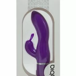 Paarse Siliconen Vibrator - Abia Clonia -Clitoris Vibrators Verkoop paarse siliconen vibrator abia clonia verpakt