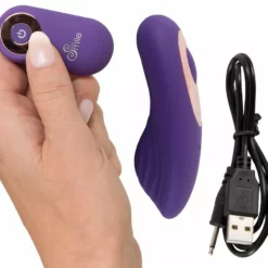 Sweet Smile Panty Vibrator Met Afstandsbediening - Paars -Clitoris Vibrators Verkoop panty vibrator met afstandsbediening paars hand