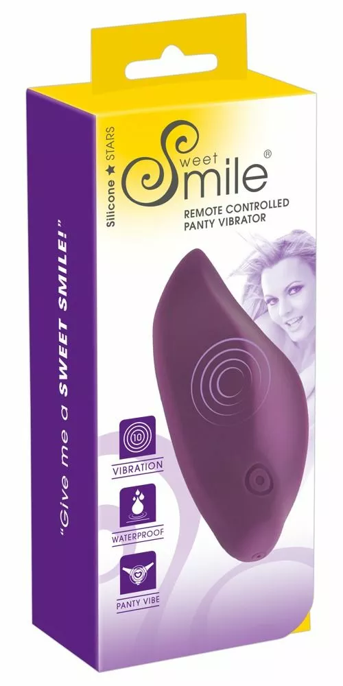 Sweet Smile Panty Vibrator Met Afstandsbediening - Paars 11 Sweet Smile Panty Vibrator Met Afstandsbediening - Paars - Afbeelding 9