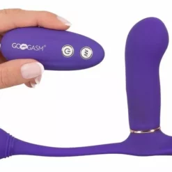 GoGasm Pussy And Ass Vibrator - Paars -Clitoris Vibrators Verkoop pussy and ass vibrator paars remote