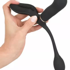 GoGasm Pussy And Ass Vibrator - Zwart -Clitoris Vibrators Verkoop pussy and ass vibrator zwart hand