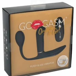 GoGasm Pussy And Ass Vibrator - Zwart -Clitoris Vibrators Verkoop pussy and ass vibrator zwart verpakt