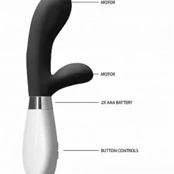 Shots Toys Rabbit Vibrator Achilles - Zwart 7 Shots Toys Rabbit Vibrator Achilles - Zwart -Clitoris Vibrators Verkoop rabbit vibrator achilles zwart voorbeeld