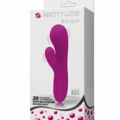 Pretty Love Rabbit Vibrator Berger - Roze -Clitoris Vibrators Verkoop rabbit vibrator berger roze verpakt