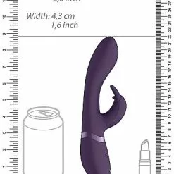 Vive Rabbit Vibrator Cato - Paars -Clitoris Vibrators Verkoop rabbit vibrator cato paars afm