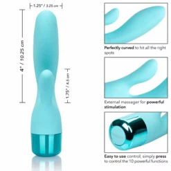 California Exotic Rabbit Vibrator Eden Lover - Blauw (OP=OP) 13 California Exotic Rabbit Vibrator Eden Lover - Blauw (OP=OP) -Clitoris Vibrators Verkoop rabbit vibrator eden lover blauw afm scaled