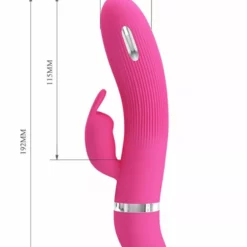 Pretty Love Rabbit Vibrator Electric Shock - Roze -Clitoris Vibrators Verkoop rabbit vibrator electric shock roze afm