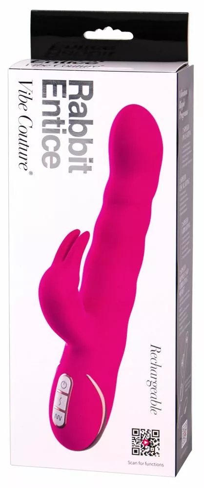 Vibe Couture Rabbit Vibrator Entice - Roze 3 Vibe Couture Rabbit Vibrator Entice - Roze