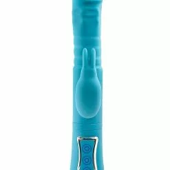 Adam & Eve Rabbit Vibrator Eve's Thrusting Triple Joy - Blauw -Clitoris Vibrators Verkoop rabbit vibrator eve thrusting triple joy blauw 3