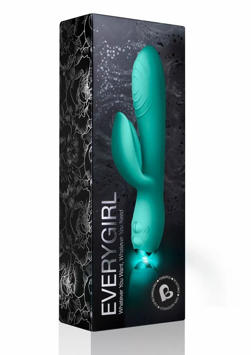 Rocks Off Rabbit Vibrator Every Girl - Rocks-Off Groen 6 Rocks Off Rabbit Vibrator Every Girl - Rocks-Off Groen - Afbeelding 4