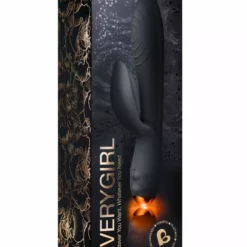 Rocks Off Rabbit Vibrator Every Girl - Rocks-Off Zwart -Clitoris Vibrators Verkoop rabbit vibrator every girl rocks off zwart verpakt