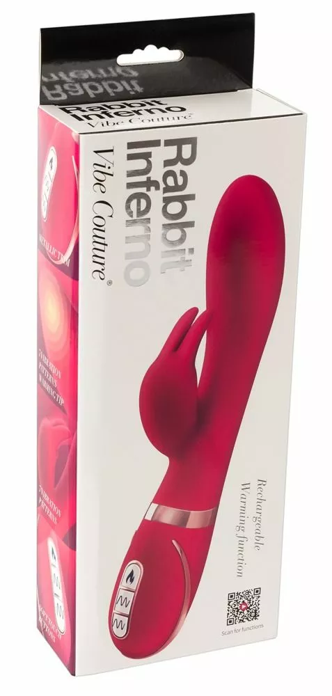 Vibe Couture Rabbit Vibrator Inferno - Roze (OP=OP) 7 Vibe Couture Rabbit Vibrator Inferno - Roze (OP=OP) - Afbeelding 5