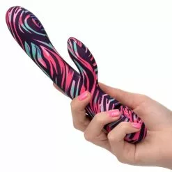 California Exotic Rabbit Vibrator Menage A Moi- Multicolor 14 California Exotic Rabbit Vibrator Menage A Moi- Multicolor -Clitoris Vibrators Verkoop rabbit vibrator menage a moi multicolor hand