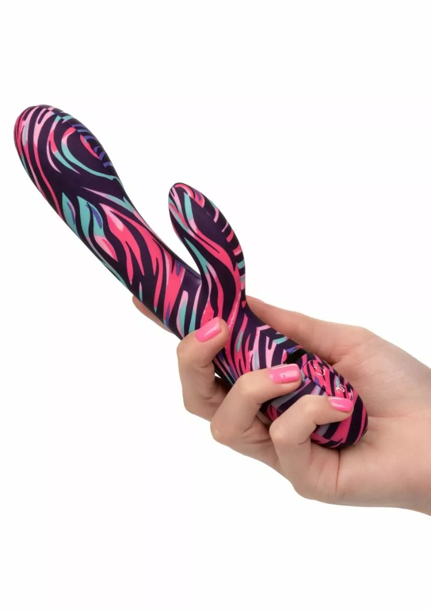 California Exotic Rabbit Vibrator Menage A Moi- Multicolor 6 California Exotic Rabbit Vibrator Menage A Moi- Multicolor - Afbeelding 4