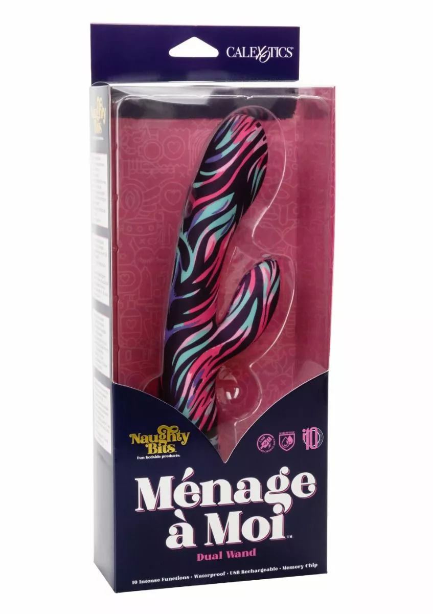 California Exotic Rabbit Vibrator Menage A Moi- Multicolor 10 California Exotic Rabbit Vibrator Menage A Moi- Multicolor - Afbeelding 8