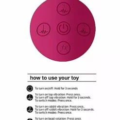 Vive Rabbit Vibrator Mira - Roze -Clitoris Vibrators Verkoop rabbit vibrator mira roze pb