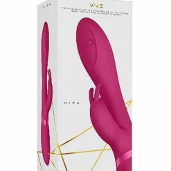 Vive Rabbit Vibrator Mira - Roze -Clitoris Vibrators Verkoop rabbit vibrator mira roze verpakt
