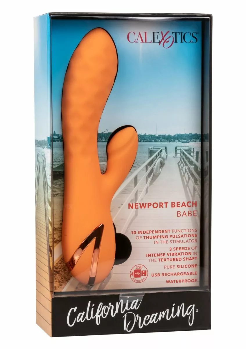 Calexotics Boundless Rabbit Vibrator Newport Beach Babe - Oranje 4 Calexotics Boundless Rabbit Vibrator Newport Beach Babe - Oranje - Afbeelding 2