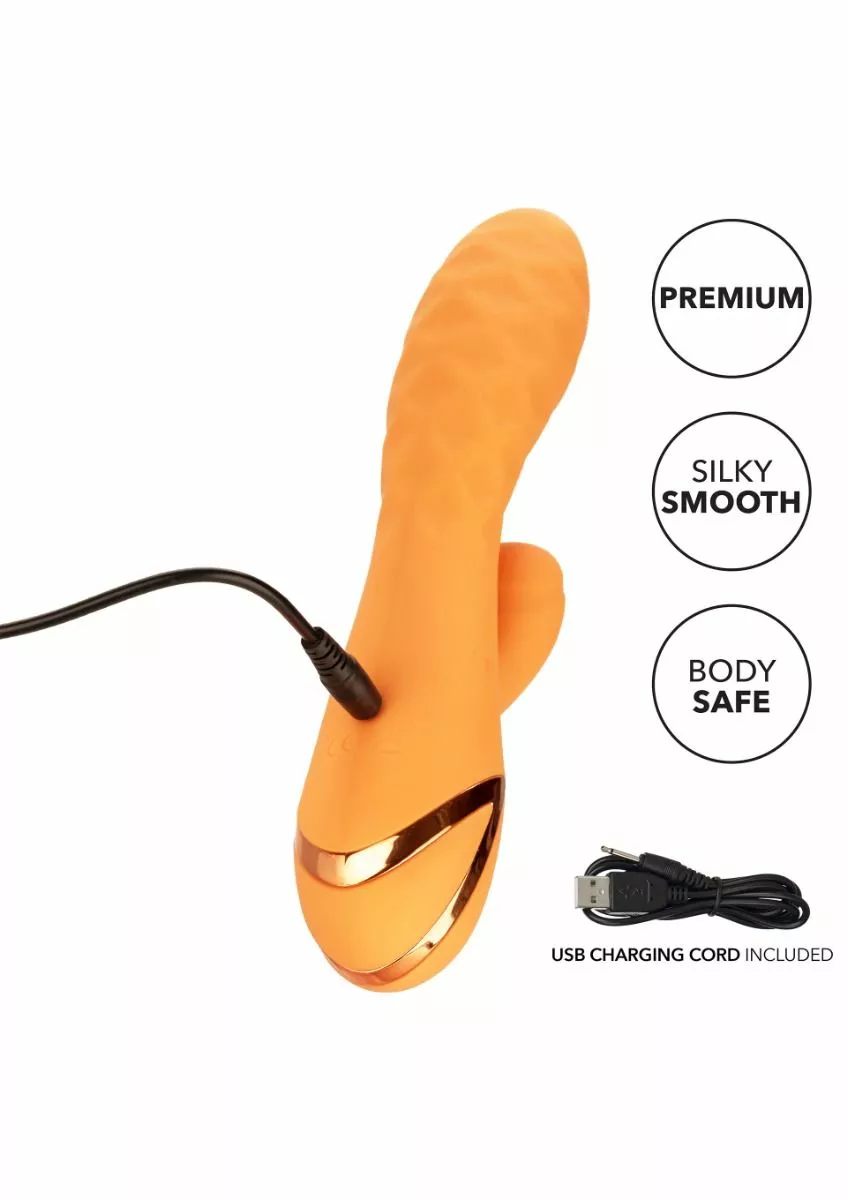 Calexotics Boundless Rabbit Vibrator Newport Beach Babe - Oranje 7 Calexotics Boundless Rabbit Vibrator Newport Beach Babe - Oranje - Afbeelding 5