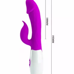 Pretty Love Rabbit Vibrator Peter Met Dubbele Motor - Paars -Clitoris Vibrators Verkoop rabbit vibrator peter met dubbele motor paars afm