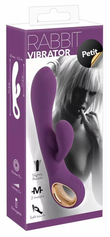 You2Toys Rabbit Vibrator Petit - Paars 10 You2Toys Rabbit Vibrator Petit - Paars - Afbeelding 8